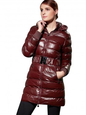 Pleated Mid-Length Zipper Belted Waist Overcoat