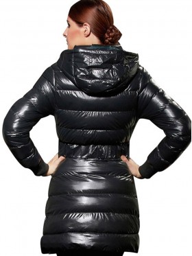 Pleated Mid-Length Zipper Belted Waist Overcoat