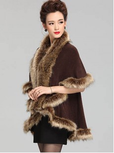 Flocking Asymmetric Thicken Loose Cape