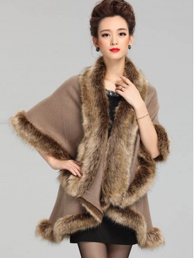 Flocking Asymmetric Thicken Loose Cape