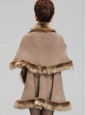 Flocking Asymmetric Thicken Loose Cape