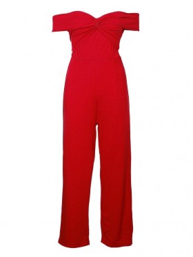 Sexy Pure Color Strapless Jumpsuits