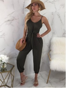 Pure Color Off Shoulder Loose Jumpsuits