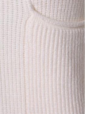 Solid Color Round Neck Slim Knitwear