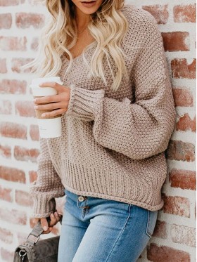 Winter Casual Micro-Elastic Knitwear