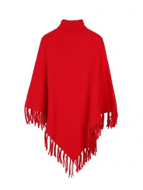 Casual Plain Fall Cape