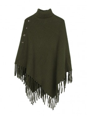 Casual Plain Fall Cape