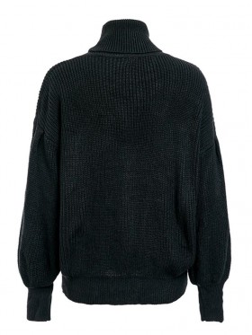 Plain Turtleneck Loose Sweater