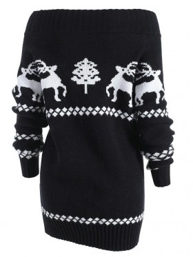 Regular Long Sleeve Mid-Length Sweater