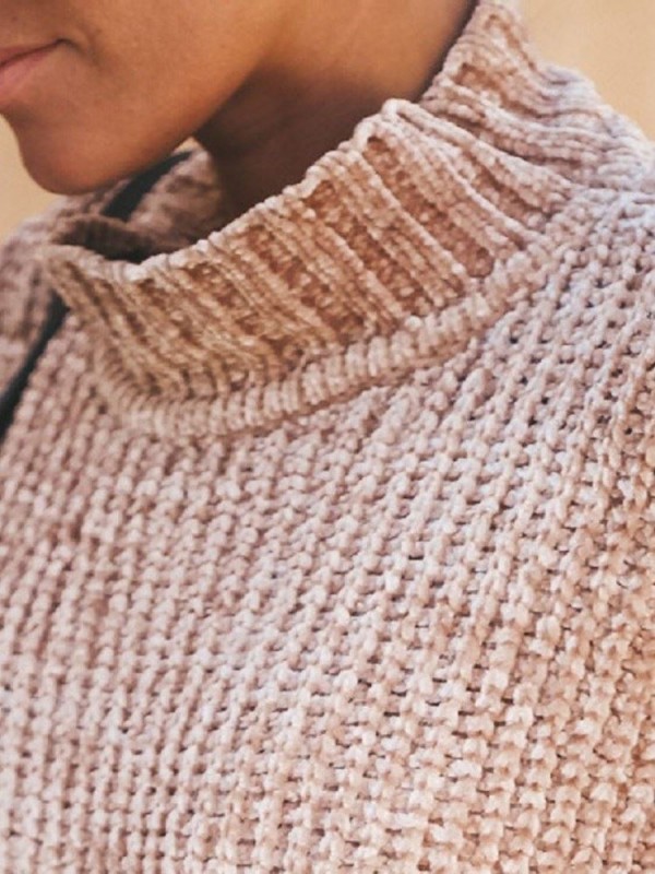 Loose Plain Bat Sleeve Pullover Knitwear