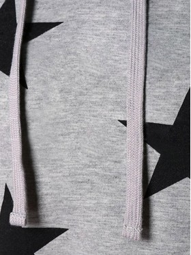 Women's Hot Oversize Star Printed Casual Hoodie